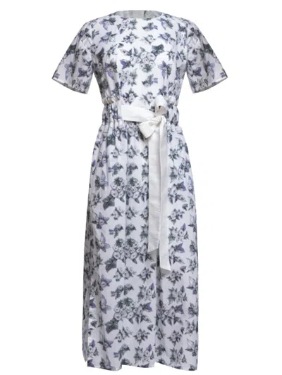 Helene Galwas Women's Pink / Purple / White Desiree Dress Floral