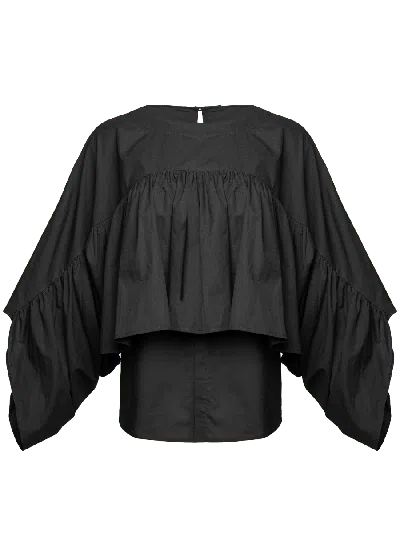 Helene Galwas Women's Faride Blouse Black