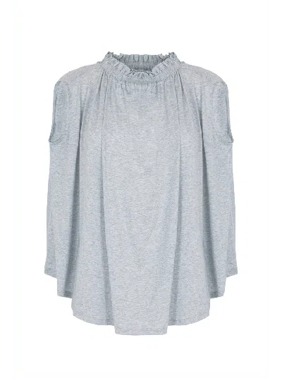 Helene Galwas Women's Grey Gigi Top