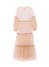 Helene Galwas Women's Neutrals Alena Maxi Tulle Dress Nude In Brown