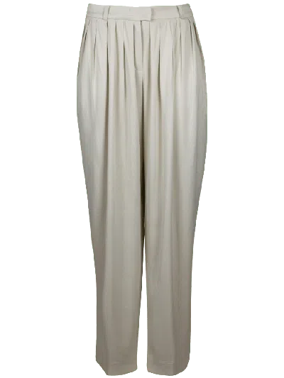 Helene Galwas Women's Neutrals Deily Pants Milkwhite In White