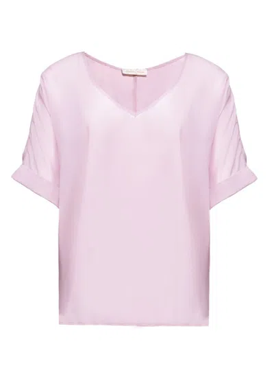 Helene Galwas Women's Pink / Purple Dolores Blouse Rosé In Pink/purple
