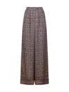 Helene Galwas Women's Silver Jara - Silk Trousers In Silver