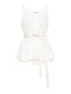 Helene Galwas Women's White Betti Top In White