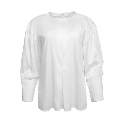 Helene Galwas Women's White Edelfa Blouse