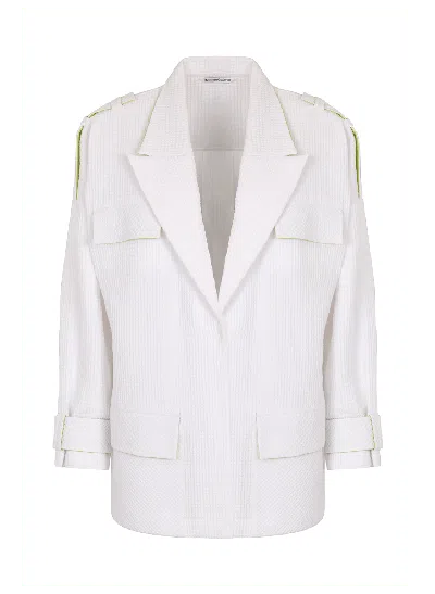 Helene Galwas Women's White Gemma Jacket