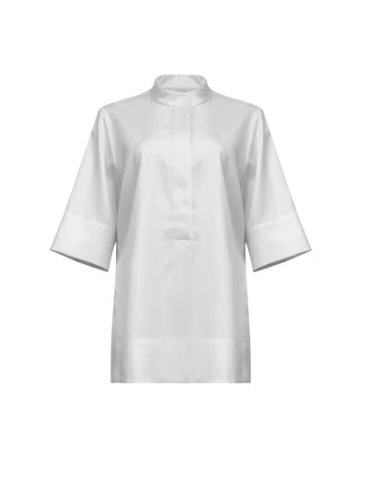 Helene Galwas Women's White Ivolga Blouse