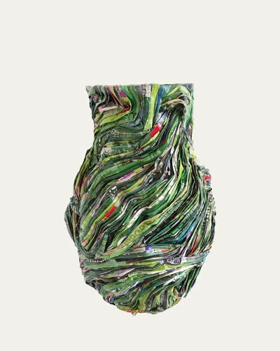 Helene Siellez Arvor Medium Sculpture In Green