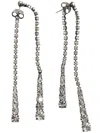 Helene Zubeldia Crystal Earrings Duo Pins