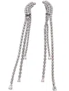 Helene Zubeldia Crystal Earrings With Drops Clips