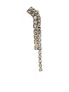 Helene Zubeldia Crystal-embellished Curved Earrings In Metallic