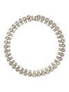 Helene Zubeldia Crystal-embellished Necklace In Gold