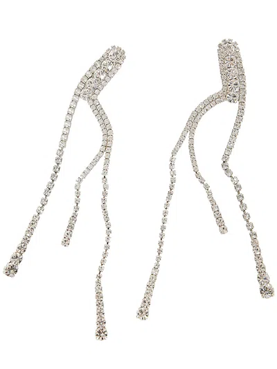 Helene Zubeldia Liquid Sky Earrings Pins In Brown