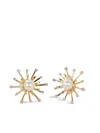 Helene Zubeldia Pearl-embellished Sunburst Earrings