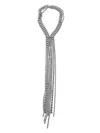 Helene Zubeldia Rhinestone-embellished Cascade Necklace