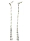 Helenezubeldia Duo Crystal Earrings Accessories In Grey