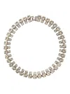 Helenezubeldia "timeless" Crystal Necklace Accessories In Neutral