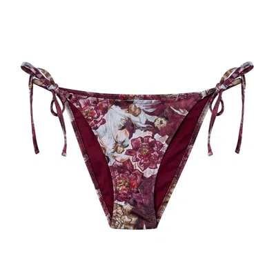 Heliophilia Women's Miss Burgundy Bikini Bottom In Red
