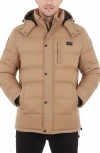 Helios The Heated Coat Helios 2-in-1 Heated Hybrid Coat In Brown