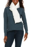 Helios The Heated Coat Paffuto Heated Scarf In White