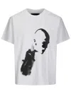 Heliot Emil Short-sleeved Crew Neck T-shirt With Artistic Front Print