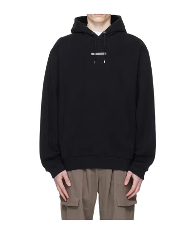 Heliot Emil Astrape Long-sleeved Hoodie In Black