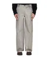 Heliot Emil Basalt Belt Loop Jeans In Gray