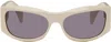 Heliot Emil Beige Aether Sunglasses In Stone