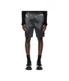 Heliot Emil Belt Loop Shorts In Gray L