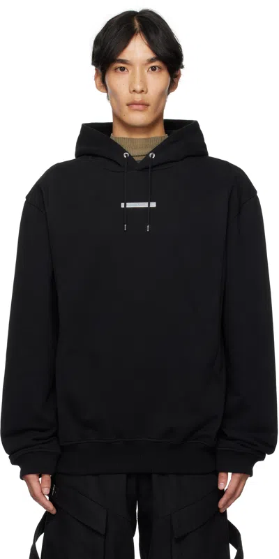 Heliot Emil Black Astrape Hoodie