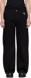 Heliot Emil Basalt Belt Loop Jeans In Black