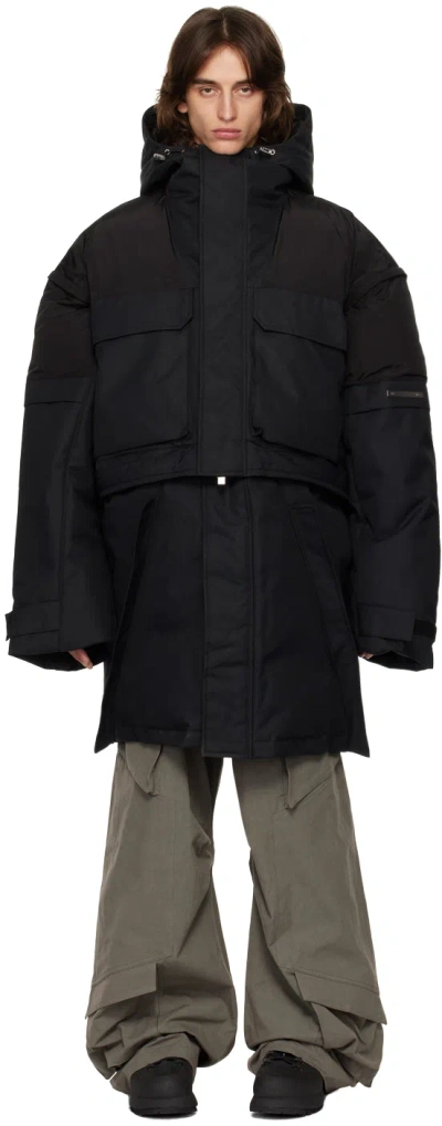 Heliot Emil Black Elementary Coat