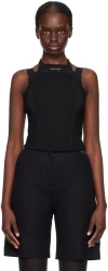 Heliot Emil Zephyr Ribbed Tank Top In Black