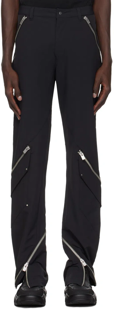 Heliot Emil Black Frazil Cargo Pants