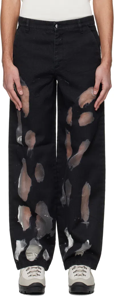 Heliot Emil Black Gallop Trousers