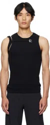 Heliot Emil Black Gregaria Tank Top In Black