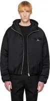 Heliot Emil Black Haptic Tailored Jacket