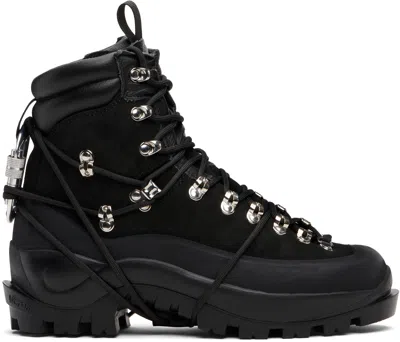 Heliot Emil Black Hiking Boots