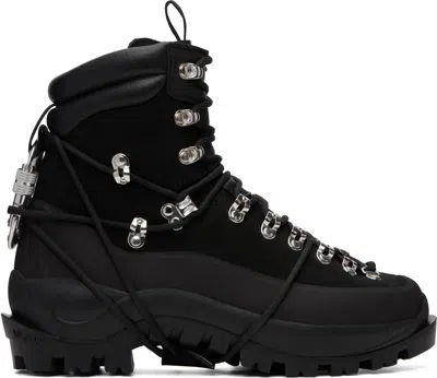 Heliot Emil Black Hiking Boots
