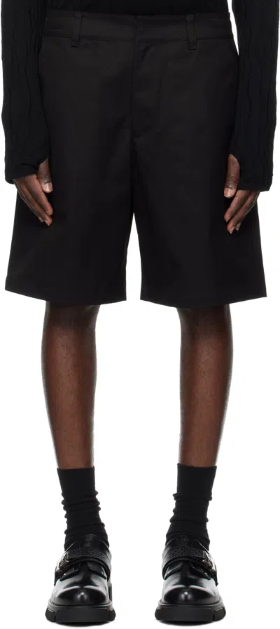 Heliot Emil Black Igneous Shorts