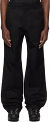 Heliot Emil Black Igneous Trousers In Black