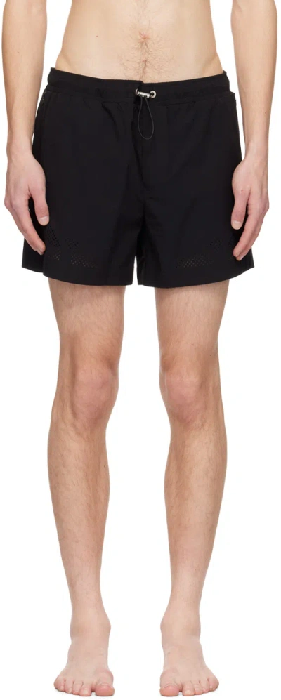 Heliot Emil Black Intine Shorts