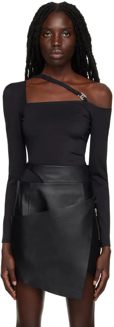 Heliot Emil Black Invariable Long Sleeve T-shirt