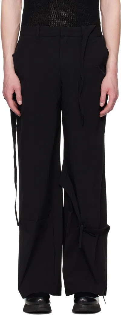 Heliot Emil Black Lavic Trousers