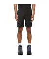Heliot Emil Logo-plaque Bermuda Shorts In Black