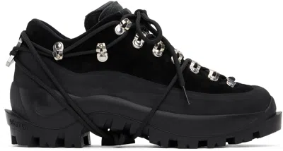 Heliot Emil Black Low Hiking Boots