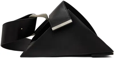 Heliot Emil Black Maquette Leather Bag
