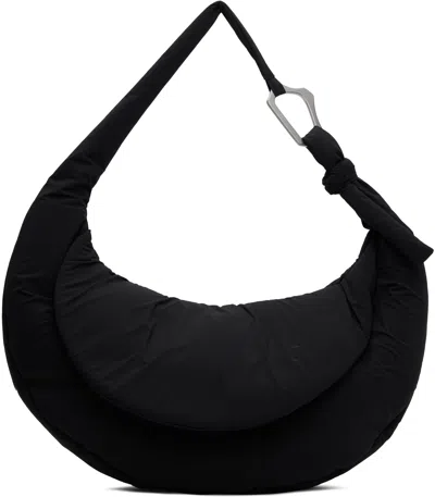 Heliot Emil Black Maxi Crossbody Bag