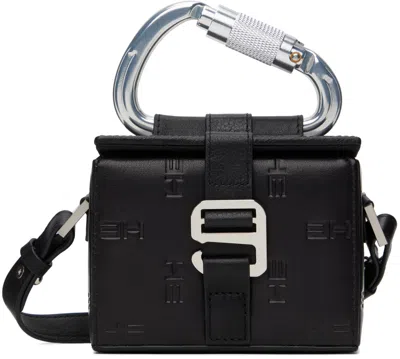 Heliot Emil Black Mini Crossbody In Black He Monogram