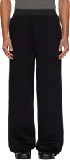Heliot Emil Black Plannar Sweatpants In Black
